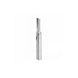 Amana Tool 43504 Solid Carbide Single O Flute, Plastic Cutting 3/16 D x 5/8 CH x 1/4 SHK x 2 Inch Long Router Bit