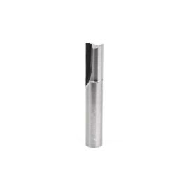 Amana Tool 43616 Solid Carbide Double Straight V Flute, Plastic Cutting 1/2 D x 1 Inch CH x 1/2 SHK x 3 Inch Long Router Bit