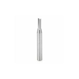 Amana Tool 43708 Solid Carbide Single Flute Straight Plunge High Production 3/16 D x 7/16 CH x 1/4 SHK x 2 Inch Long Router Bit