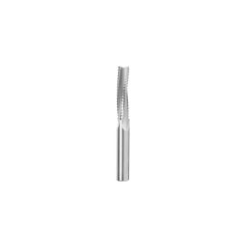 Amana Tool 46126 Solid Carbide Roughing Spiral 3 Flute Chipbreaker 1/2 D x 2 CH x 1/2 SHK x 4 Inch Long Up-Cut Router Bit