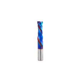 Amana Tool 46195-K CNC SC Spektra Extreme Tool Life Coated Compression Spiral 1/2 D x 1-3/4 CH x 1/2mm SHK x 3-1/2 Inch Long 2 Flute Router Bit