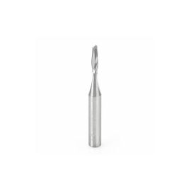 Amana Tool 46241 CNC SC Spiral Plunge for Solid Wood 1/8 D x 1/2 CH x 1/4 SHK x 2 Inch Long Up-Cut Router Bit