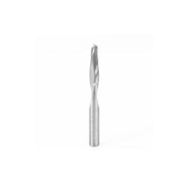 Amana Tool 46247 CNC Solid Carbide Spiral Plunge for Solid Wood 7/32 D x 1 CH x 1/4 SHK x 2-1/2 Inch Long Up-Cut Router Bit
