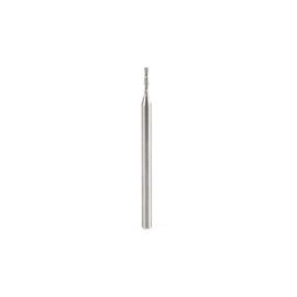 Amana Tool 46373 Solid Carbide Double Flute Up-Cut Ball Nose Spiral 1/32 R x 1/16 D x 1/4 CH x 1/8 SHK x 2 Inch Long Router Bit