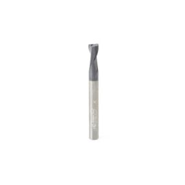 Amana Tool 51465 SC Spiral for Steel, Stainless Steel & Non Ferrous Metal with AlTiN Coating 2-Flute x 1/4 D x 3/8 CH x 1/4 SHK x 2-1/2 Inch Long Up-Cut Router Bit / 45 Deg Corner Chamfer End Mill