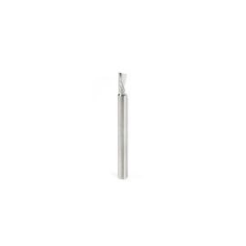 Amana Tool 51518 CNC SC Spiral O Single Flute, Plastic Cutting 3/16 D x 3/8 CH x 3/16 SHK x 2 Inch Long Down-Cut Router Bit with Mirror Finish