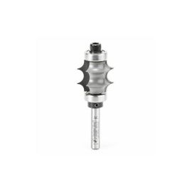 Amana Tool 54296 Carbide Tipped Multi-Edge Beading 3/16 R x 1 Inch D x 7/8 CH x 1/4 SHK w/ Double Ball Bearing Router Bit
