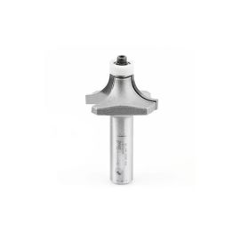 Amana Tool 57139 Carbide Tipped Corner Rounding with Ultra-Glide BB Guide Solid Surface 1-1/2 D x 3/4 CH x 1/2 R x 1/2 Inch SHK Router Bit