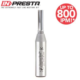 Amana 45408-3 CNC In-Presta™ 3 Flute Straight Plunge Router Bit | Dynamite Tool