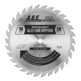 A.G.E MD10-301C 10 in. x 30 Tooth TGC 5/8 in. Bore Glue Line Ripping Saw Blade