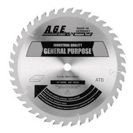 A.G.E MD12-400-30 12 in. x 40 Tooth ATB 30 mm. Bore General Purpose Saw Blade