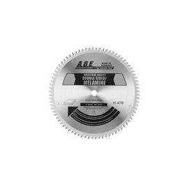 AGE MD12-963 Industrial Carbide Tipped Double Sided Melamine 12 inch Diam 96 Teeth 1 inch Bore Saw Blade