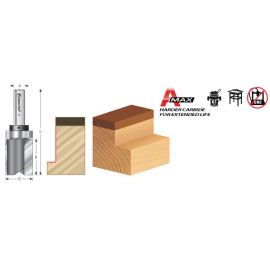 Amana Tool 45470 Carbide Tipped Straight Plunge 5/8 D x 3/4 CH x 1/4 Inch SHK w/ Upper Ball Bearing Router Bit