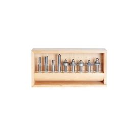 Amana Tool AMS-211 11-Piece Carbide Tipped Router Bit Set 1/2 Inch SHK