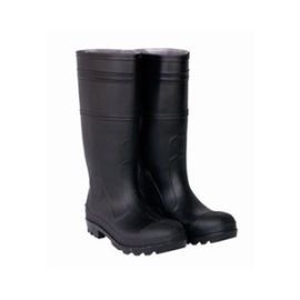 CLC R23009 Over The Sock Black PVC Rain Boot size 9