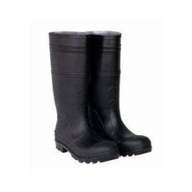 CLC R24012 Black PVC Rain Boot with Steel Toe size 12