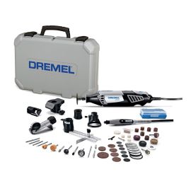  Dremel 4300-5/40 High-Performance Rotary Tool Kit with LED  Light with 225-02 Flex Shaft Attachment Bundle (2 Items)