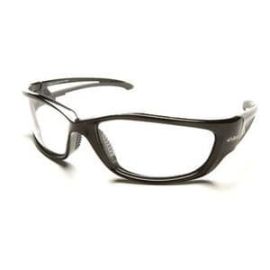 Edge SK-XL111 Black Clear Lens Kazbek XL Safety Glasses