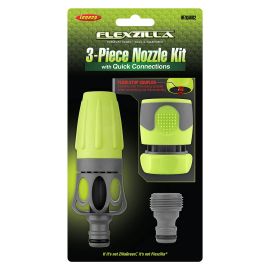 Legacy HFZGAK02 Flexzilla Garden Hose Nozzle Kit, 3-Piece | Dynamite Tool