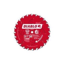 FREUD D0524X Diablo 5-3/8-Inch 24 Tooth ATB Framing Cordless Trim Saw Blade | Dynamite Tool