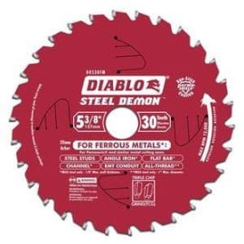 Freud D0530FM Diablo Steel Demon Ferrous Cutting Saw Blade 5-3/8-Inch by 30t 20mm arbor