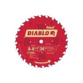 Freud D0824X 8-1/4" x 24T x 5/8" Diablo Framing Saw Blade