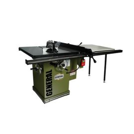 General International 350-3-36 10" Right Tilt Commercial 3HP, 1Phase Table Saw with 36" Rip Capacity