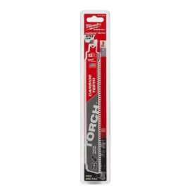 Milwaukee 48-00-5302 9 in. 7 TPI. Torch Carbide Teeth Sawzall Blades - 3 pk