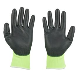 Milwaukee 48-73-8912 Cut 1 Hight Visibility Polyurethane Dipped Gloves - Large
