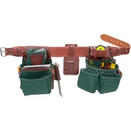 Ox Tools Pro Oil-Tanned Leather Framing Rig with Suspenders, Oil Tanned Leather