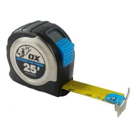 Ox Tools Ox-P029425 Pro Ss 25-Ft. Magnetic Tape Measure, Std Inch Scale