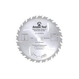 Amana Tool RB1224 Carbide Tipped Euro Rip With Cooling Slots 12 Inch D x 24T FT, 18 Deg, 1 Inch Bore, Circular Saw Blade
