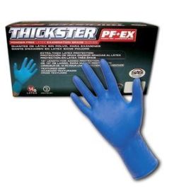 SAS Safety 6602-20 Medium, Powder-Less, Thickster Latex Gloves (50 Box)