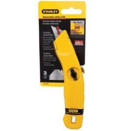 Stanley 10-707 7-1/4-in Ergonomic All-Metal Retractable Utility Knife